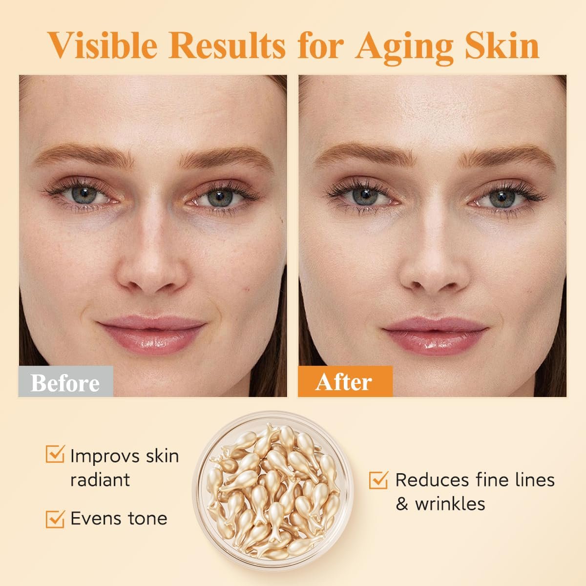 HKH Vitamin C Serum For Face: 38 Capsules Anti-Agi... - Image 6