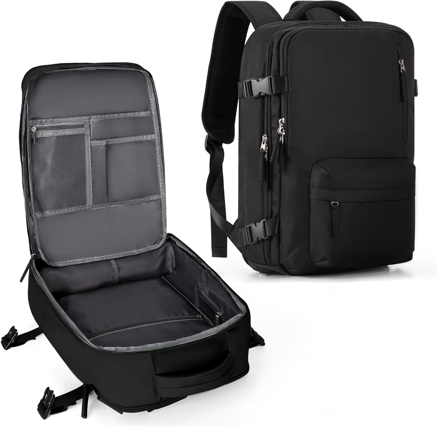 Large Carry on Travel Backpack Women Men,Hiking Gy... - Image 2