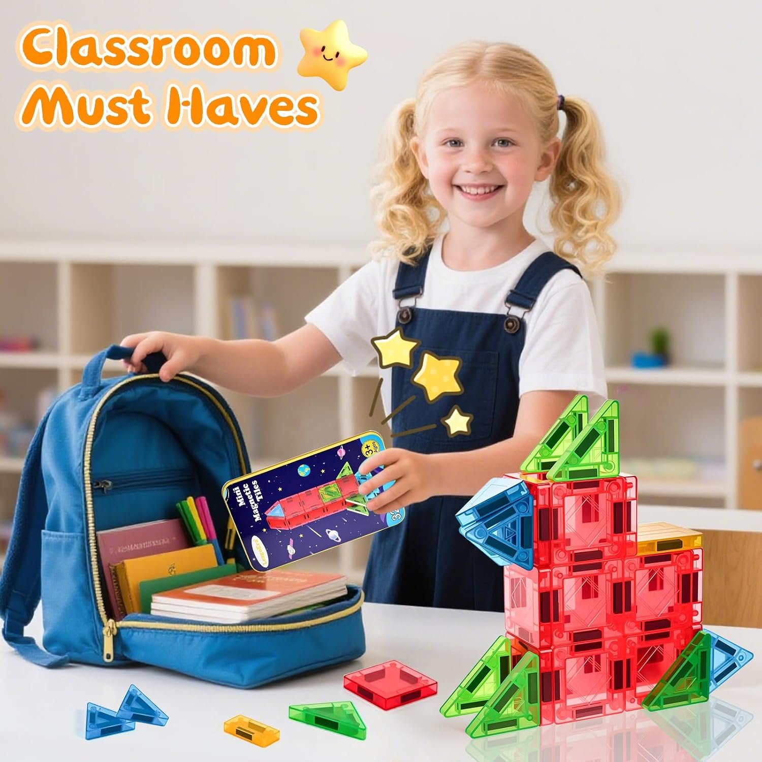 Magnetic Tiles Magnetic Blocks Building Toy: Porta... - Image 4