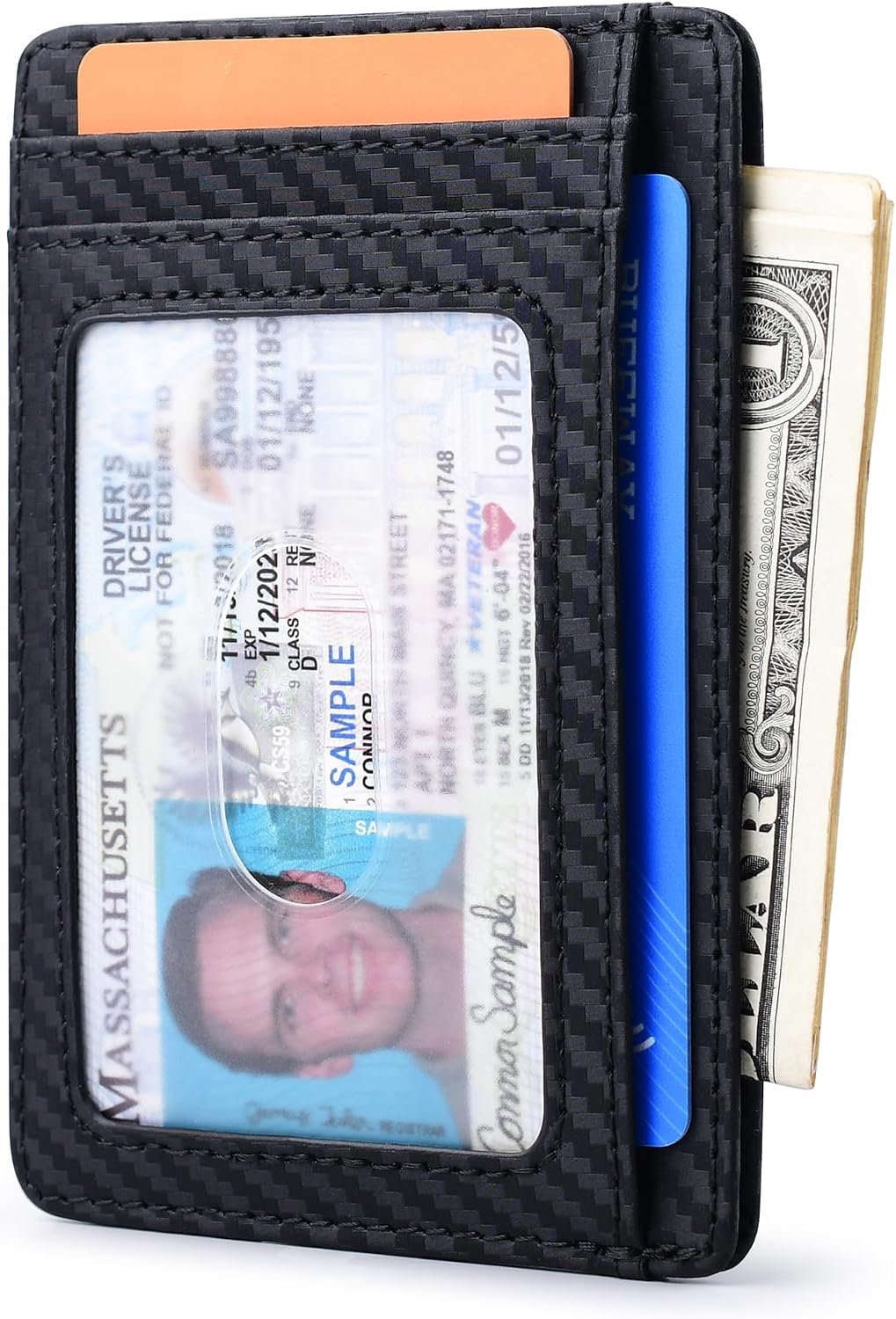 Buffway Slim Minimalist Front Pocket RFID Blocking... - Image 3
