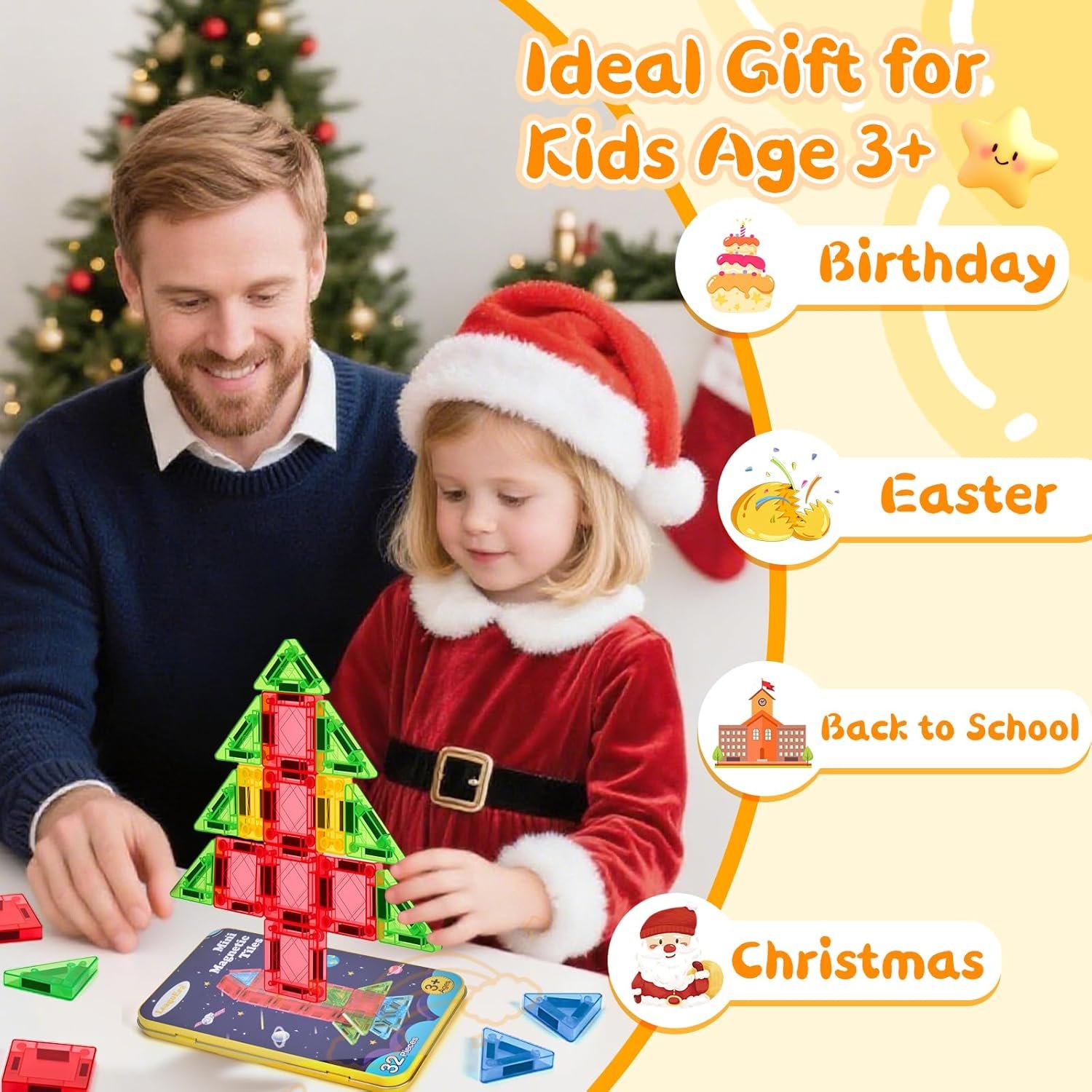 Magnetic Tiles Magnetic Blocks Building Toy: Porta... - Image 5