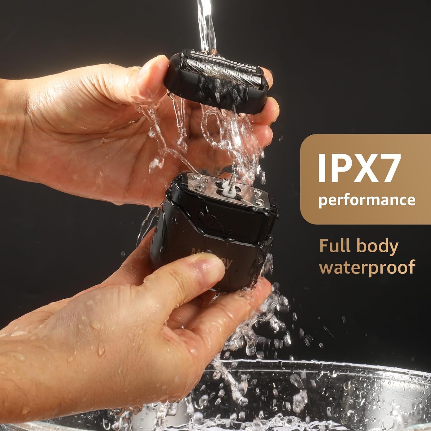 Mbzoey Electric Foil Shavers for Men: IPX7 Waterpr... - Image 6