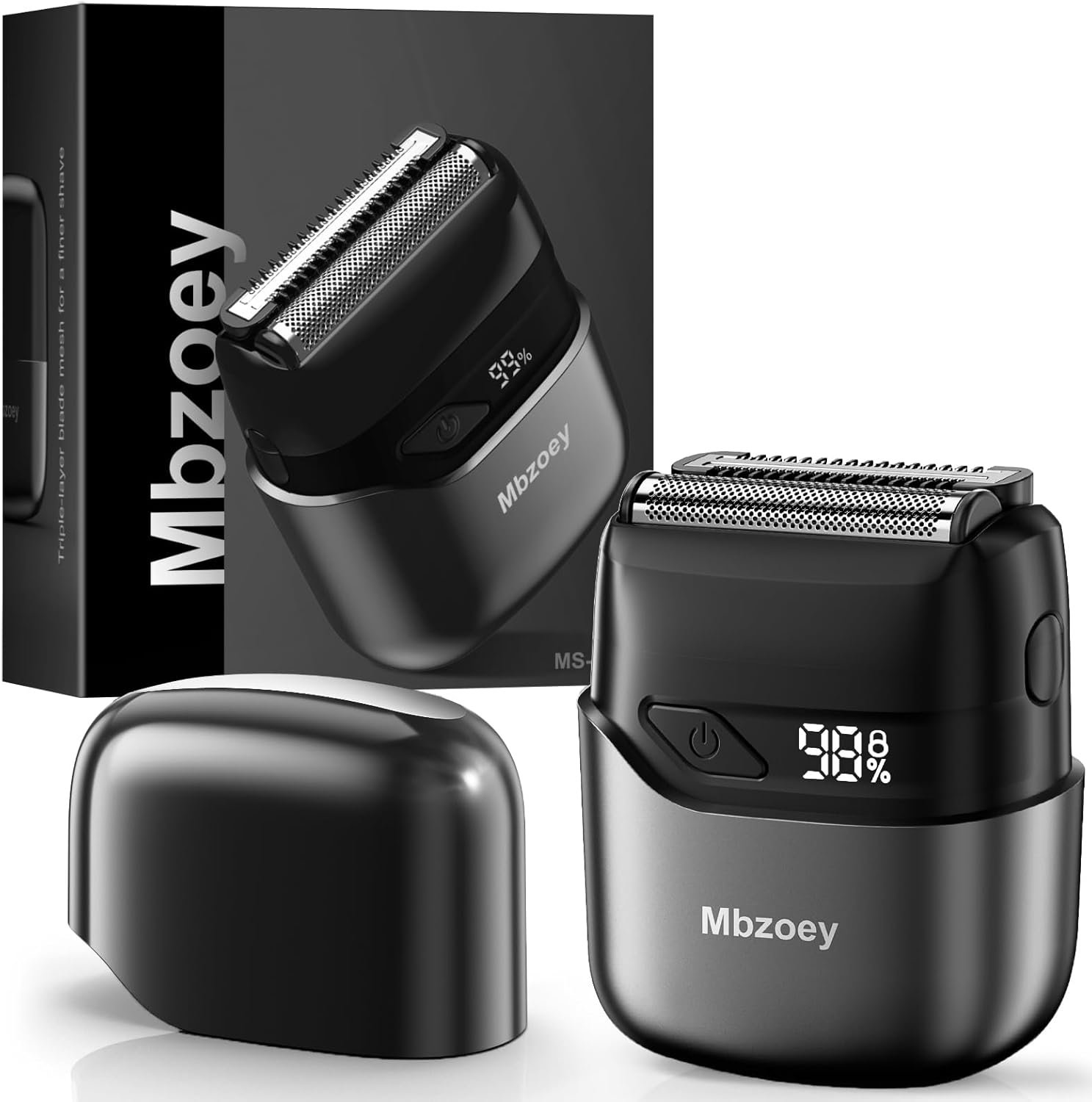 Mbzoey Electric Foil Shavers for Men: IPX7 Waterpr... - Image 2