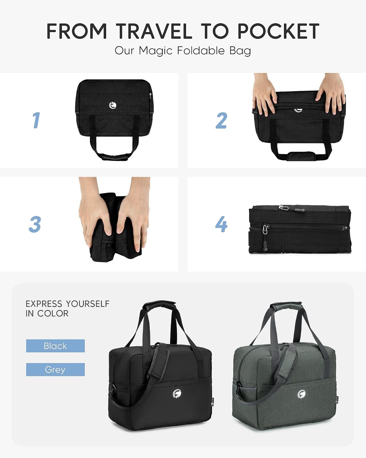 40x30x20 cm Travel Bag with Luggage Scale Duffle B... - Image 7
