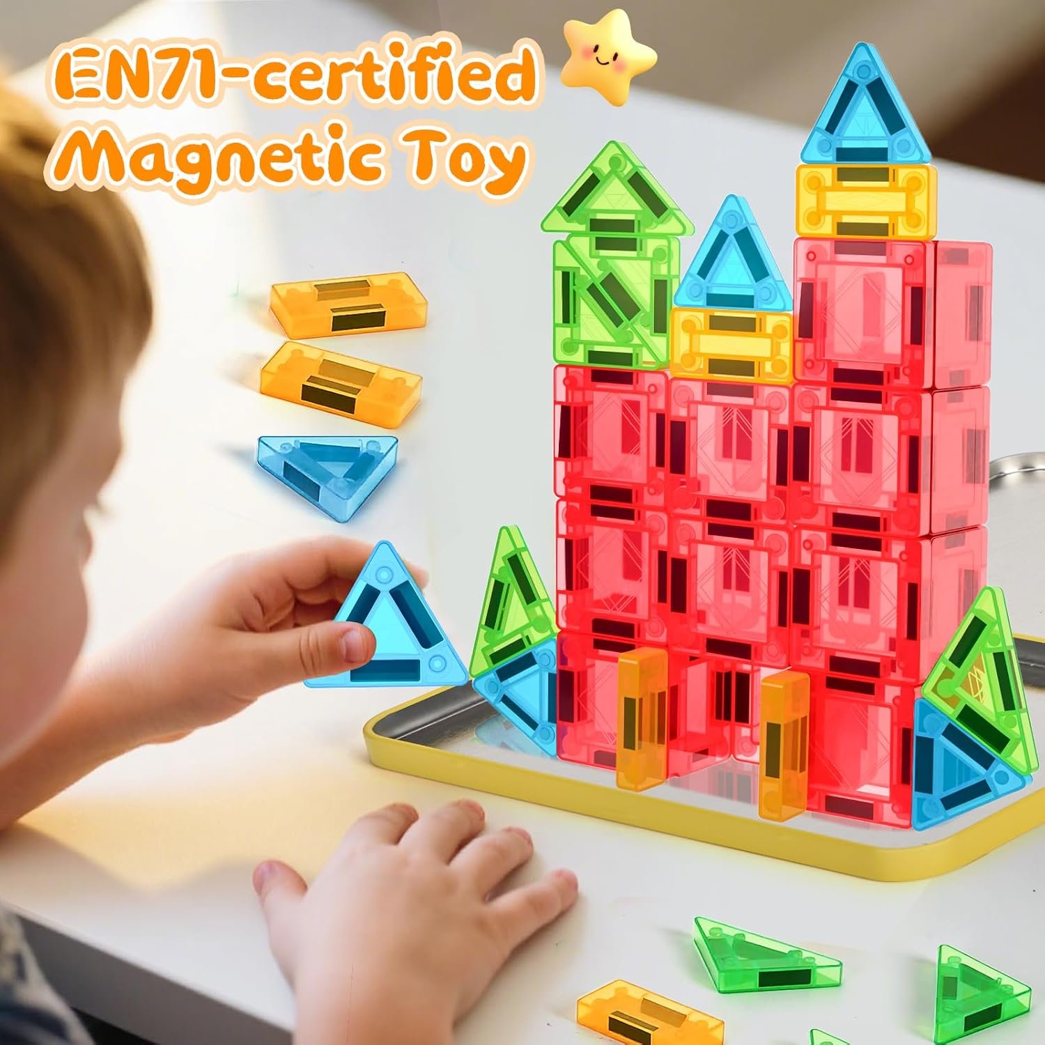 Magnetic Tiles Magnetic Blocks Building Toy: Porta... - Image 3
