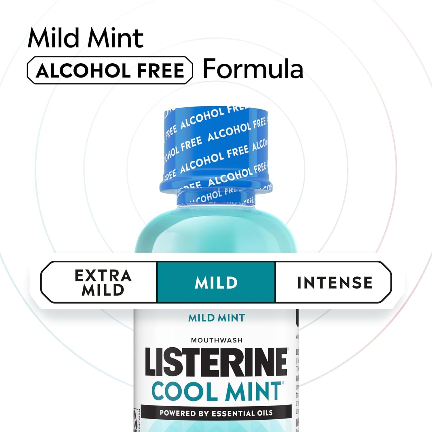 Listerine Cool Mint Alcohol Free Mouthwash, Mild M... - Image 3