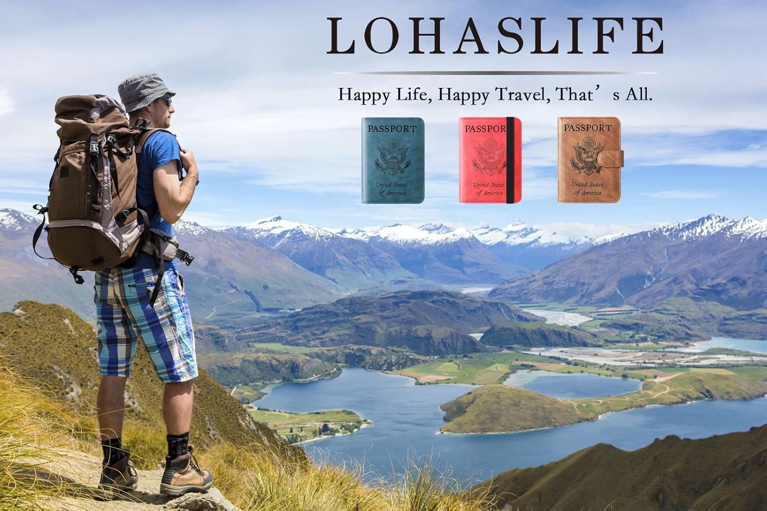 LOHASLIFE Airtag Passport Holder for Travel, Rfid ... - Image 10