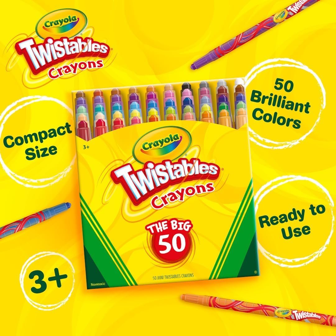 Crayola Mini Twistables Crayons for Kids (50ct), C... - Image 6