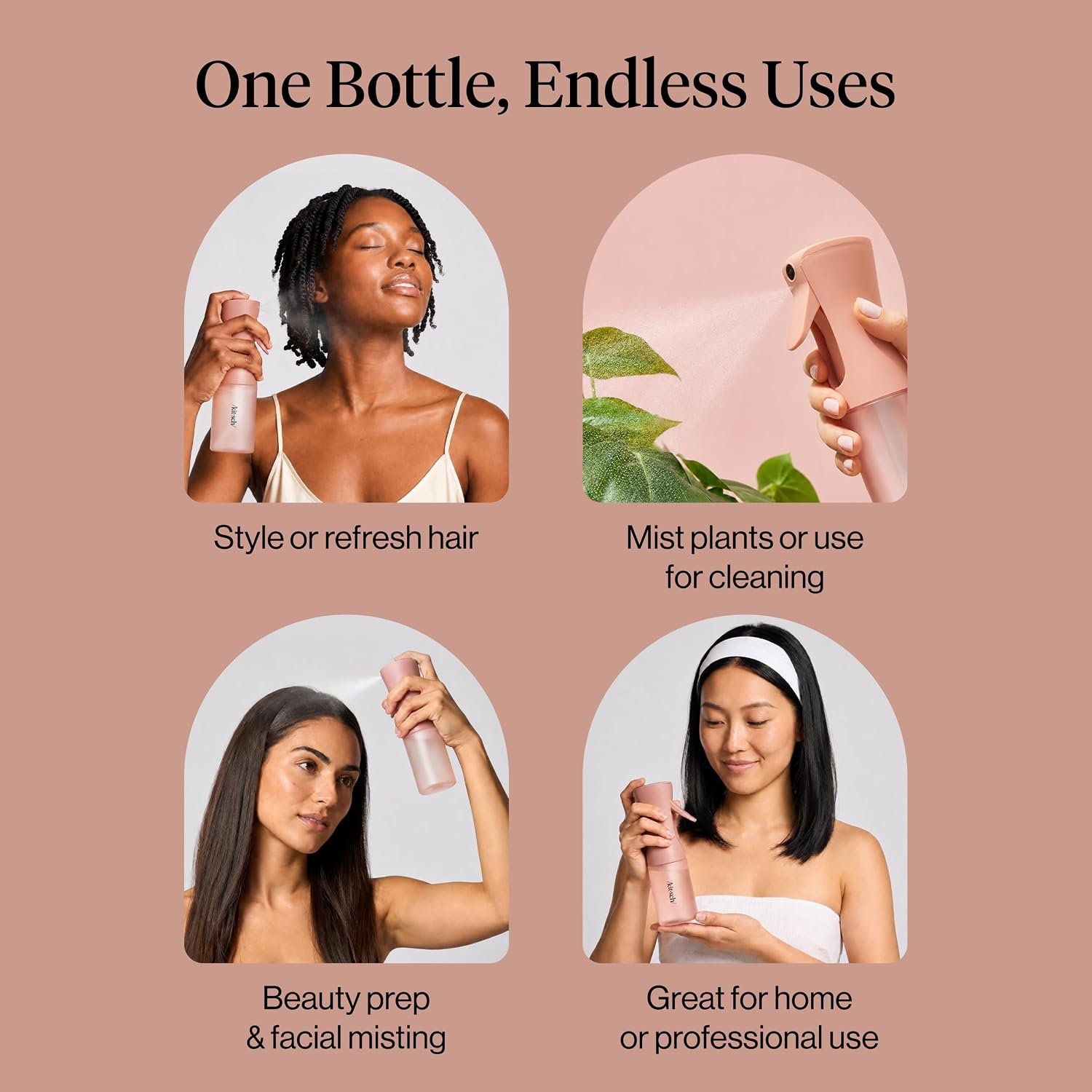 Kitsch Continuous Spray Bottle for Hair – Terracot... - Image 7