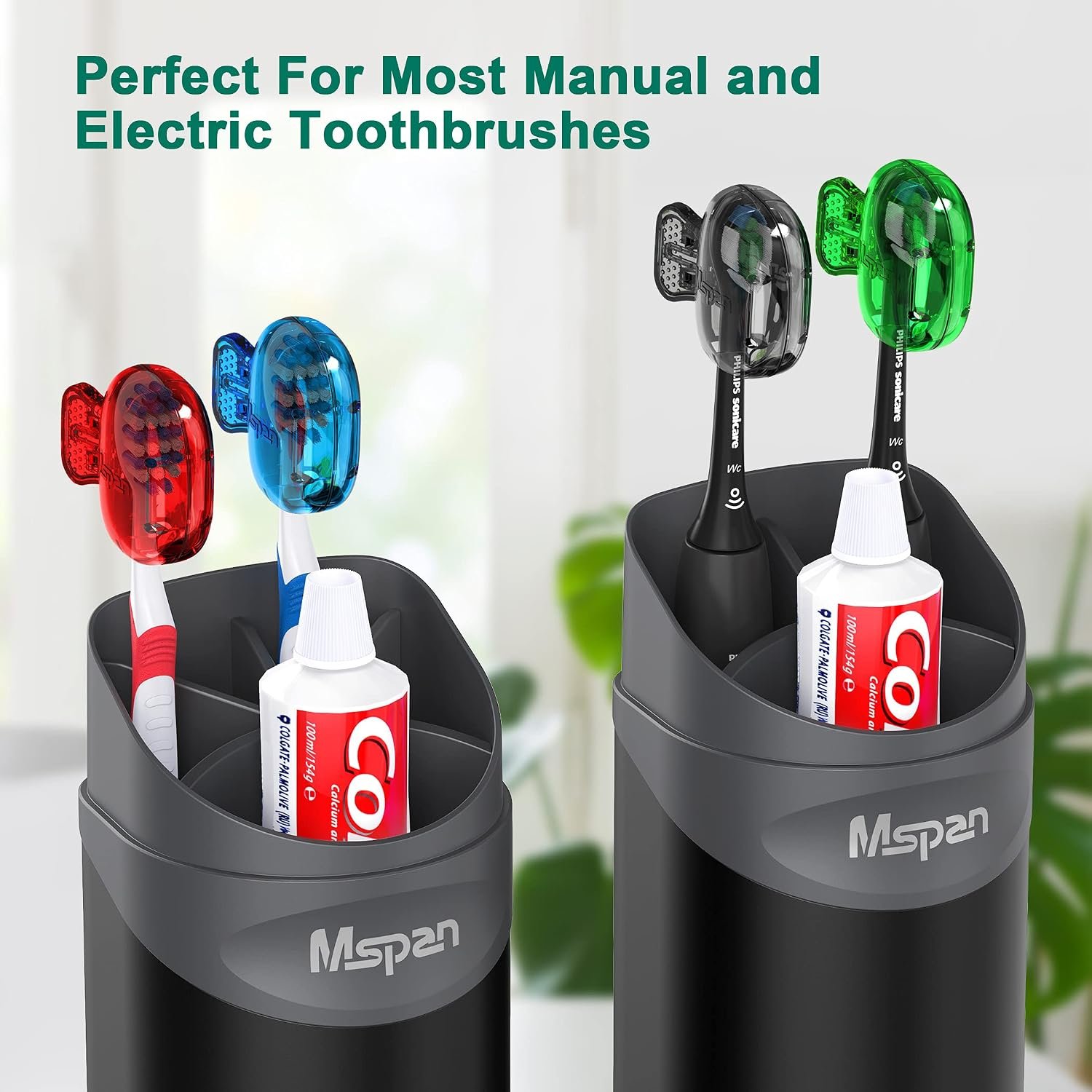 Mspan Toothbrush Head Cover Cap: Toothbrush Protec... - Image 5