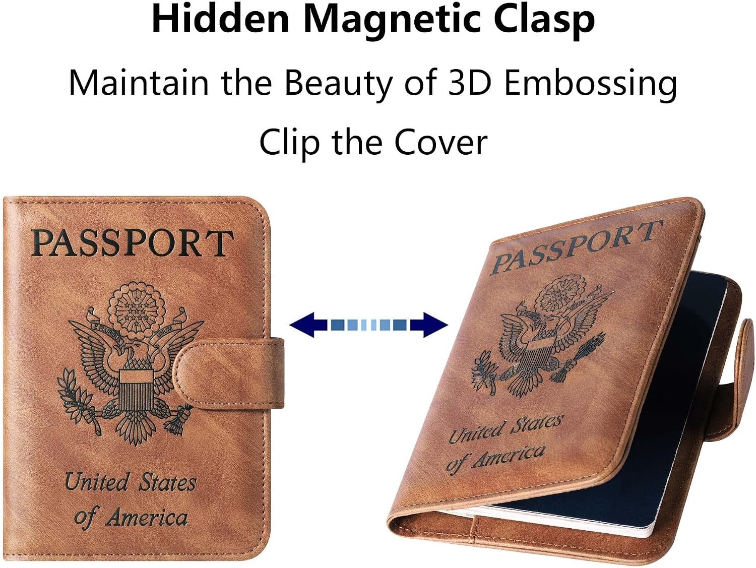 LOHASLIFE Airtag Passport Holder for Travel, Rfid ... - Image 7