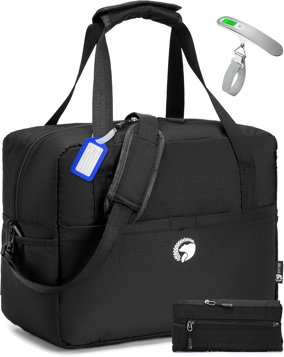 40x30x20 cm Travel Bag with Luggage Scale Duffle B... - Image 2