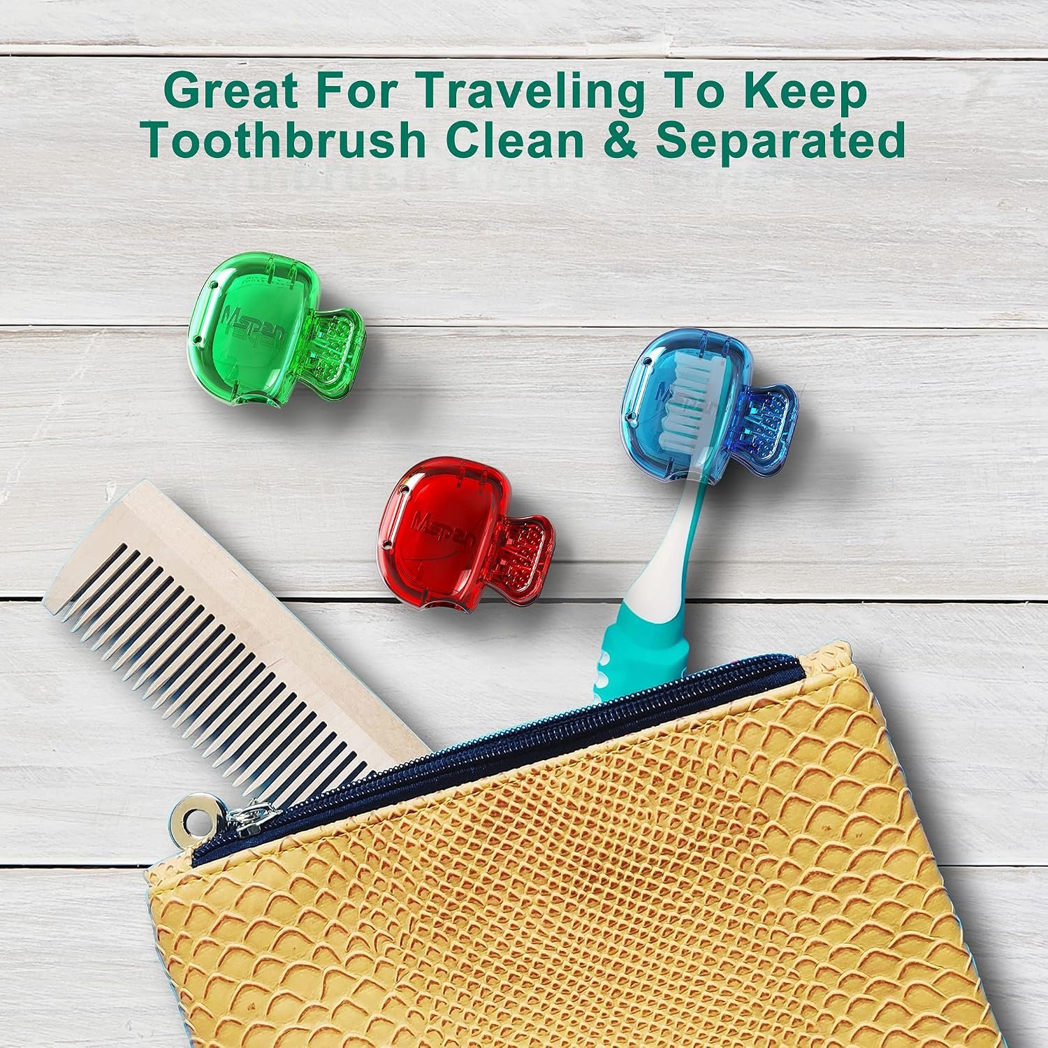 Mspan Toothbrush Head Cover Cap: Toothbrush Protec... - Image 7