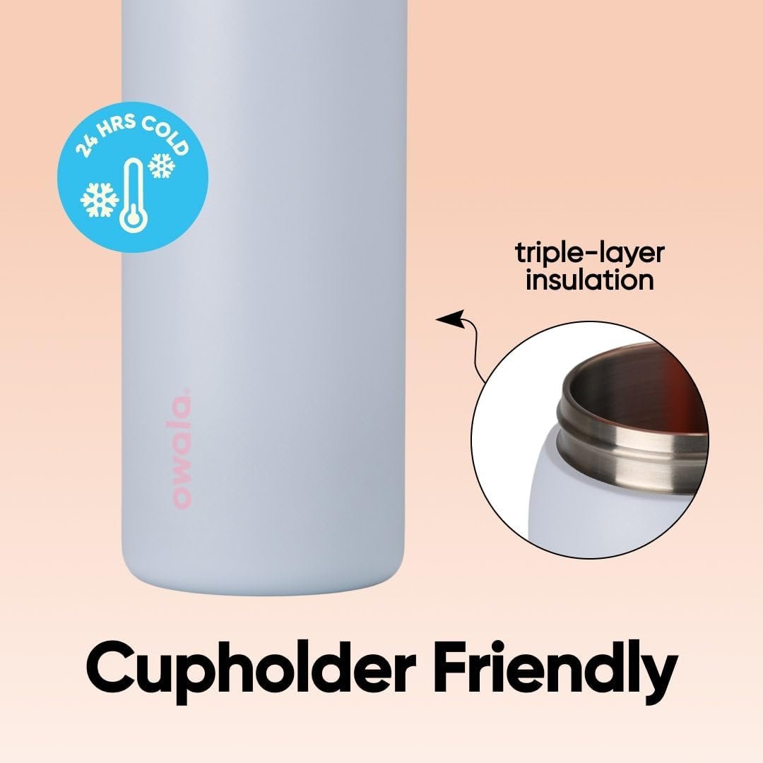 Owala FreeSip Stainless Steel Water Bottle 24 oz B... - Image 5