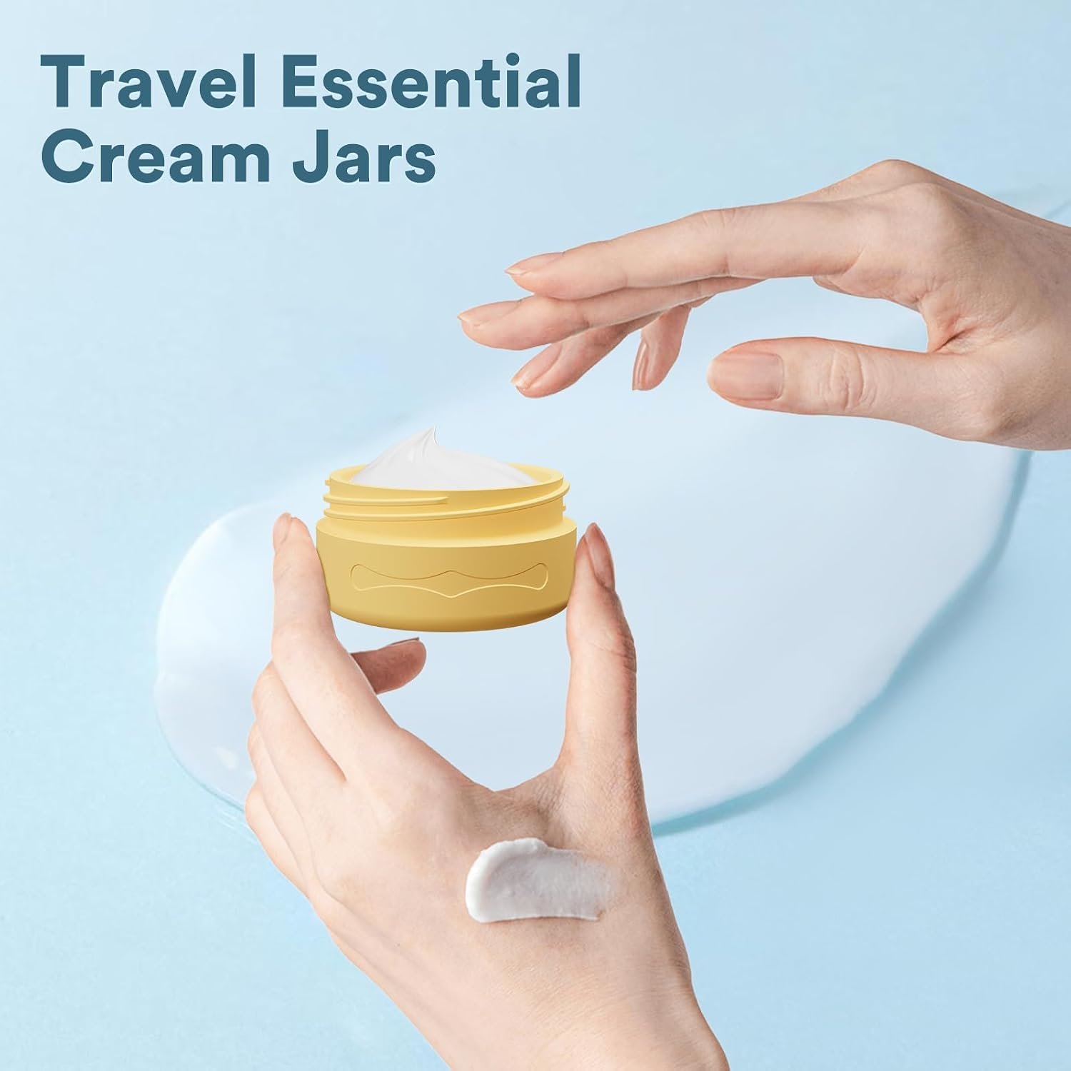 TSA Approved Silicone Cream Jars, Travel Container... - Image 8