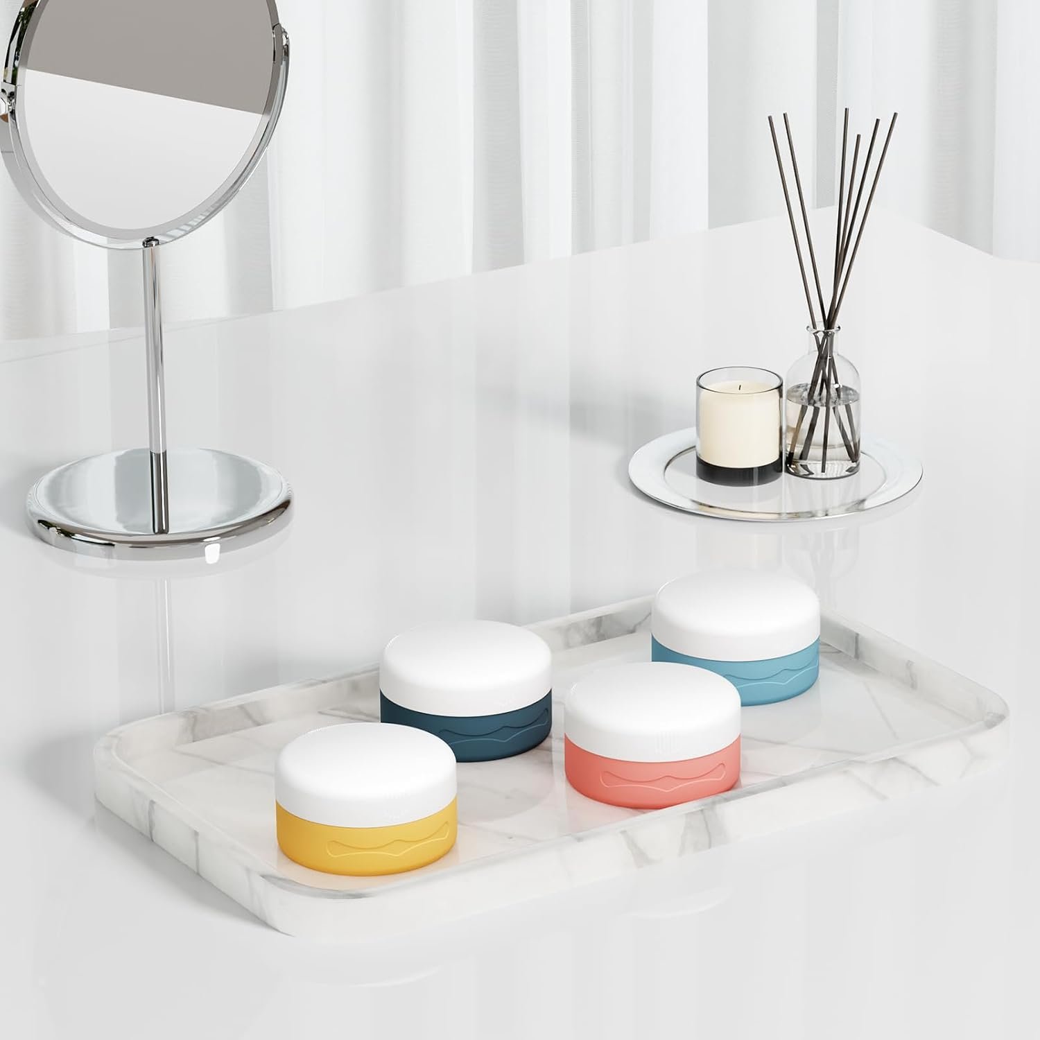 TSA Approved Silicone Cream Jars, Travel Container... - Image 7