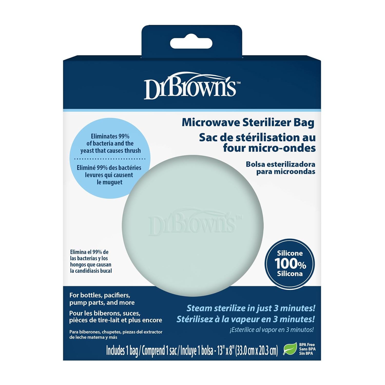 Dr. Brown's Microwave Steam Baby Bottle Sterilizer... - Image 9