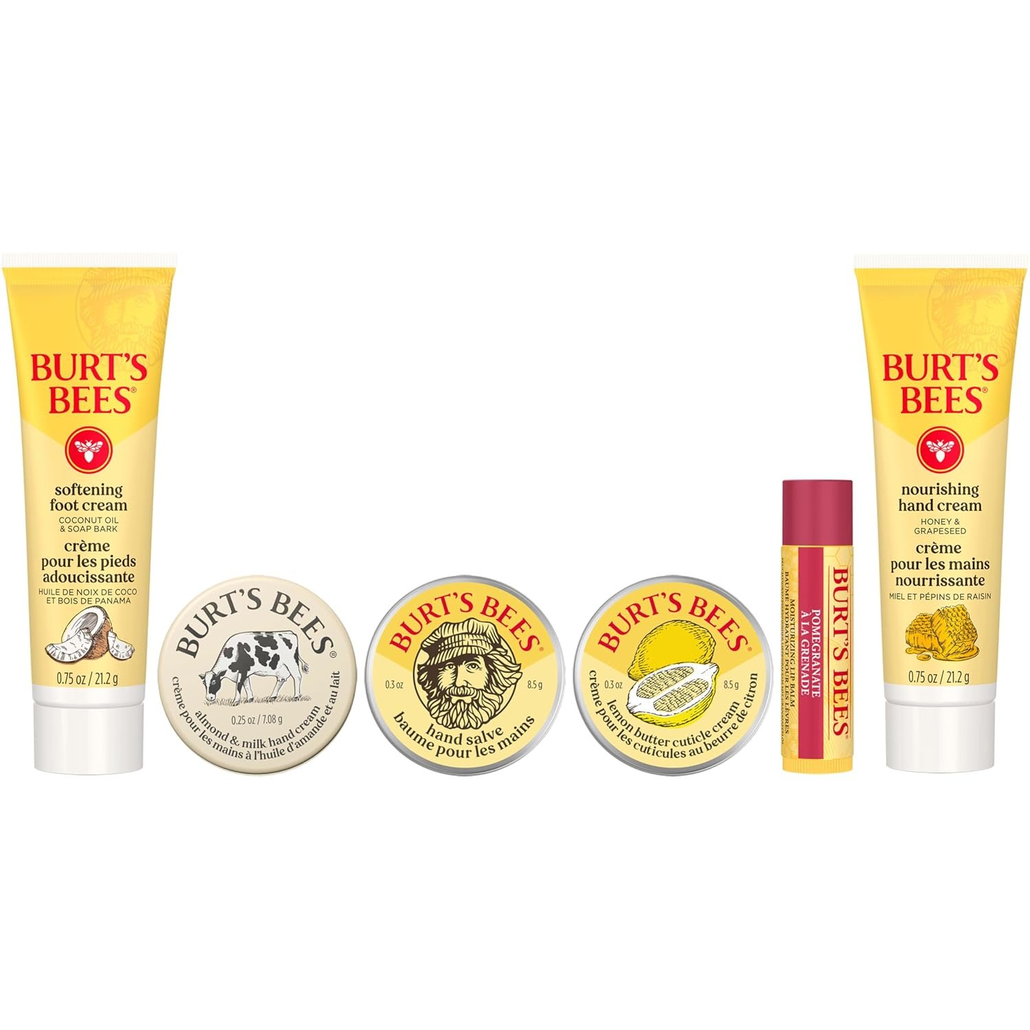 Burt's Bees Tips and Toes Kit Gift Set, 6 Travel S... - Image 3