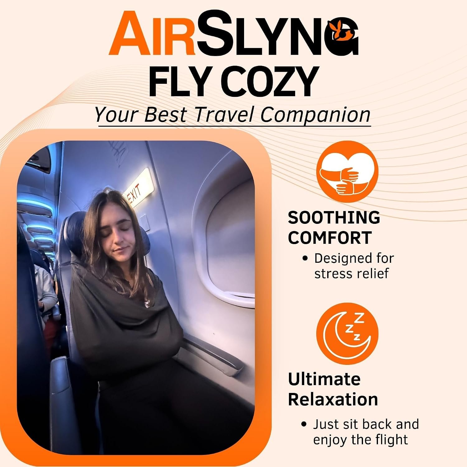The Slyng-Premium Travel Blanket System – Airplane... - Image 8