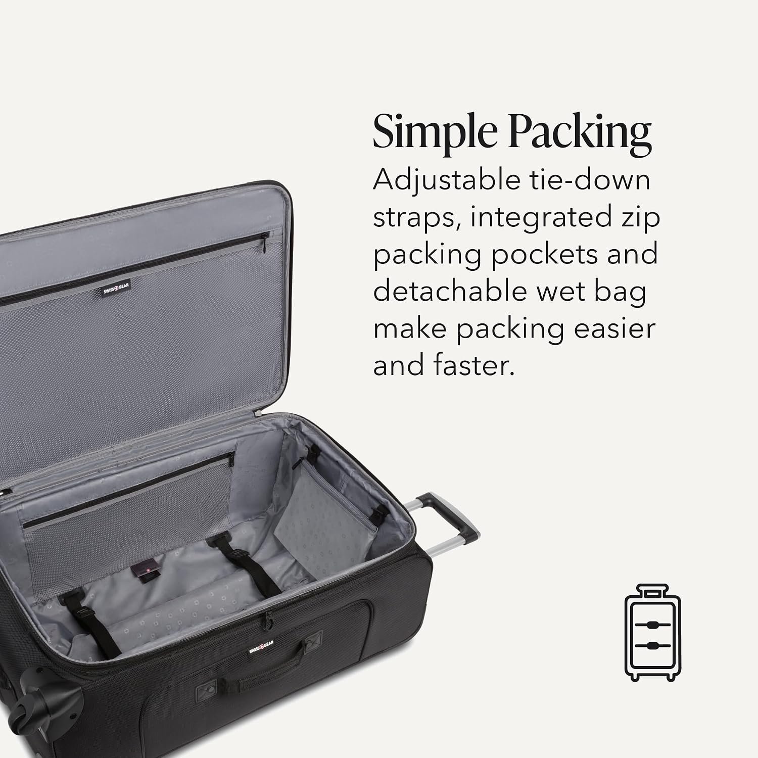 SwissGear Sion Softside Expandable Spinner Luggage... - Image 4