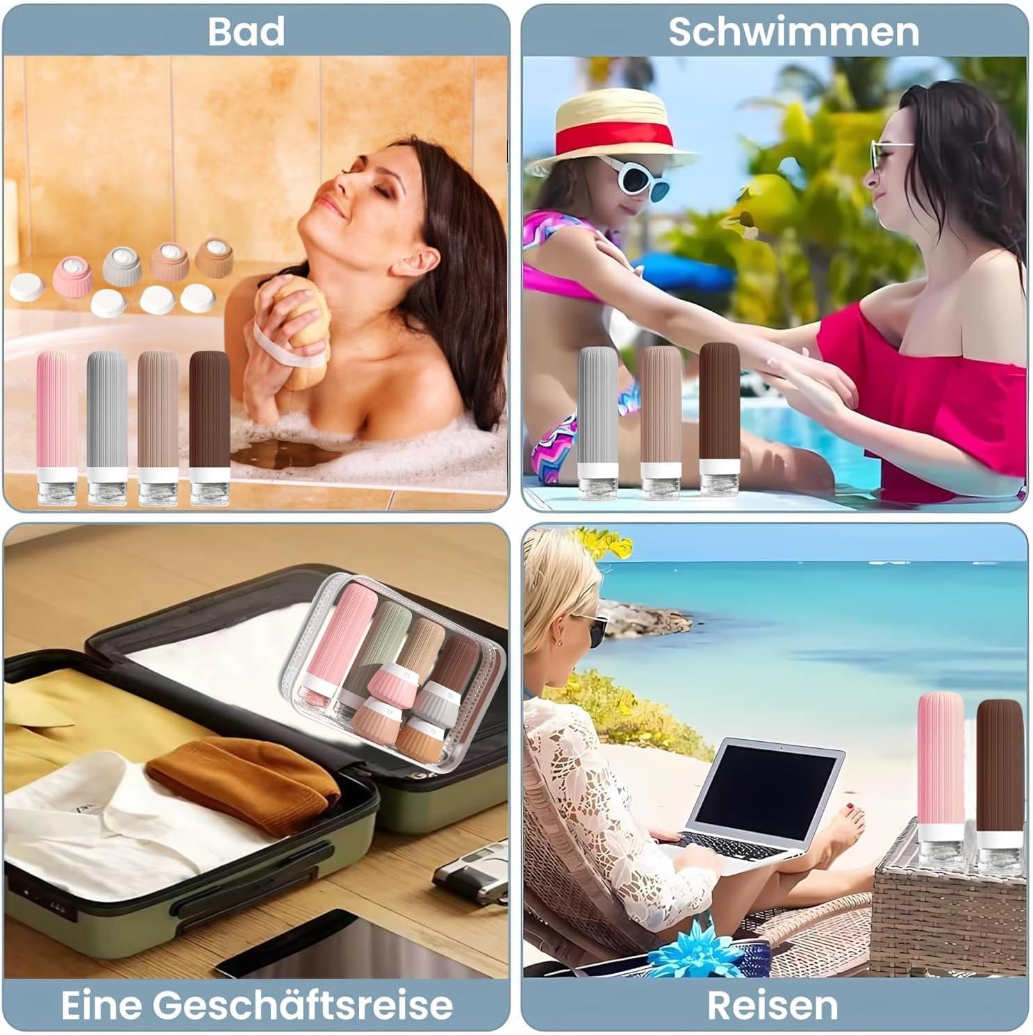 18Pack Travel Bottles for Toiletries TSA Approved ... - Image 8