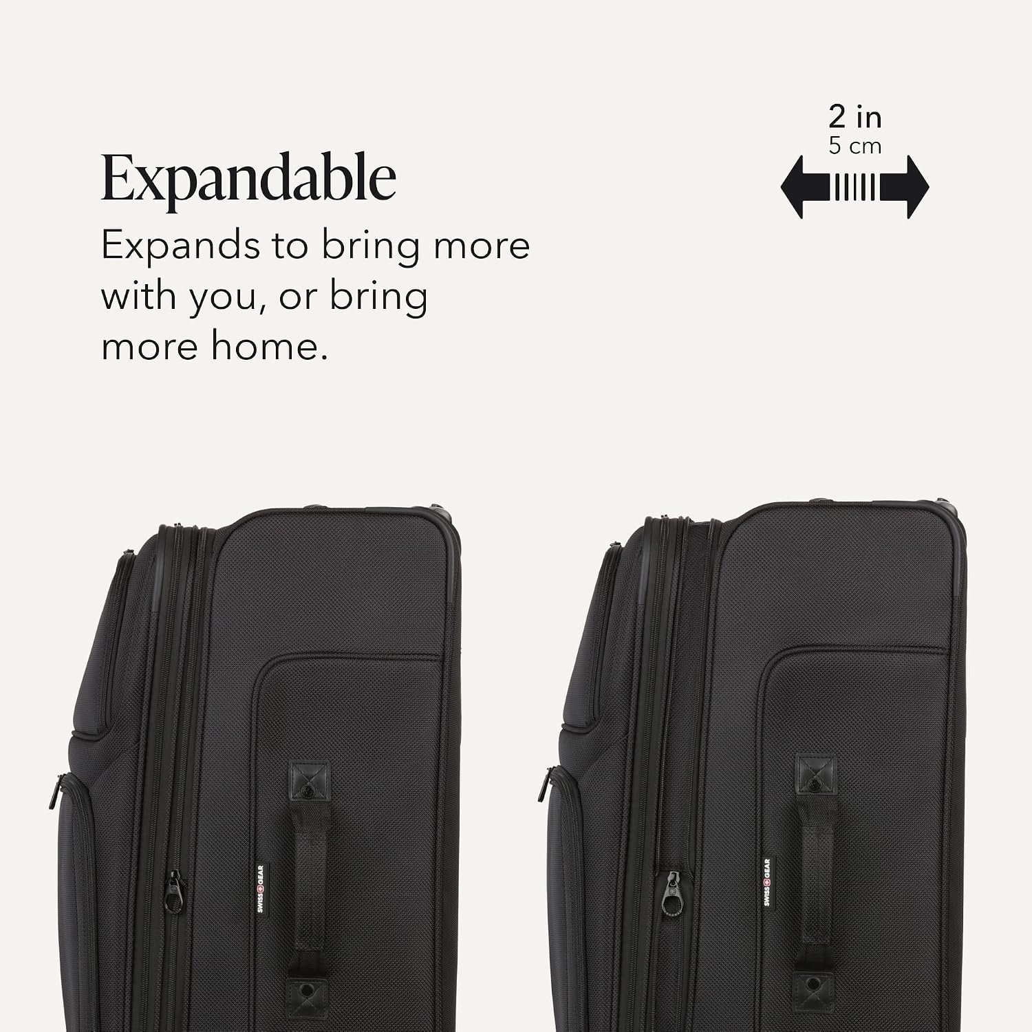 SwissGear Sion Softside Expandable Spinner Luggage... - Image 5