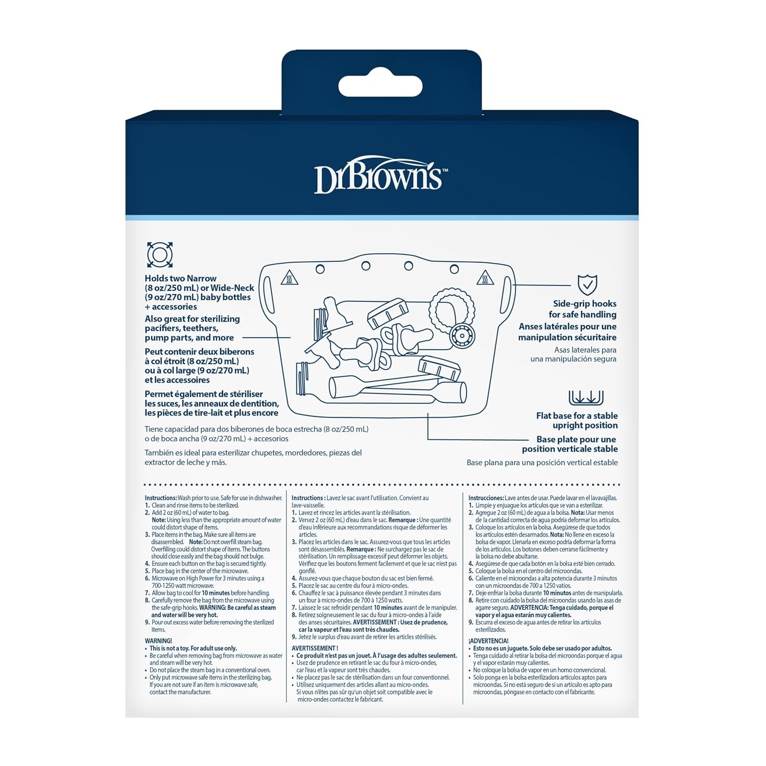 Dr. Brown's Microwave Steam Baby Bottle Sterilizer... - Image 10