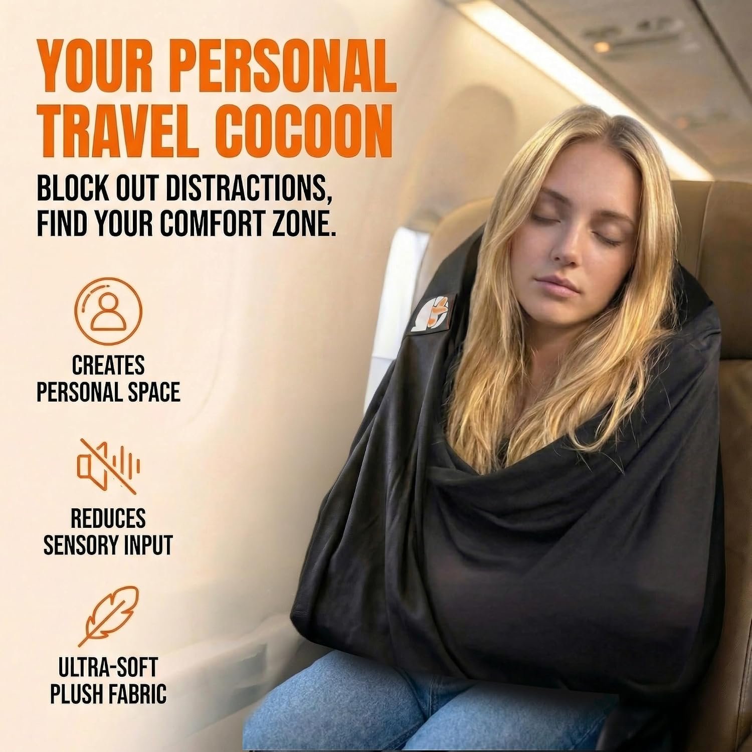 The Slyng-Premium Travel Blanket System – Airplane... - Image 3
